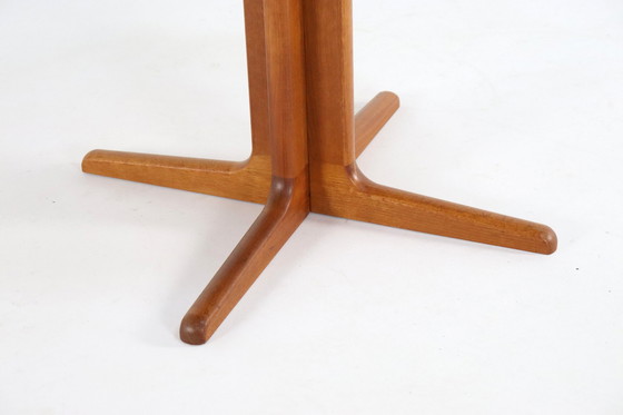 Image 1 of Ronde 1X Verlengbare Deense Massief Teak Eettafel 'Virklund'