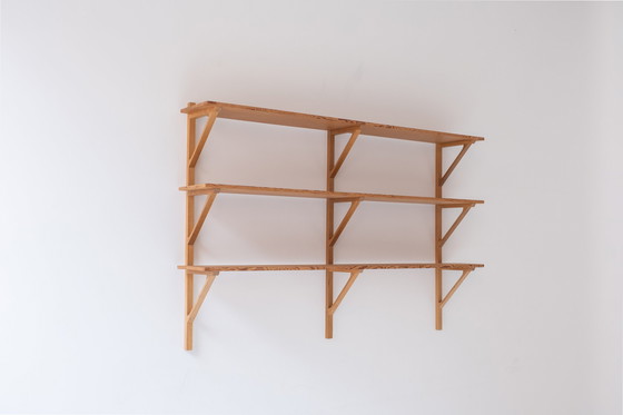 Image 1 of Zeldzame wall unit van Børge Mogensen voor Fredericia Stolefabrik, Denemarken 1956.