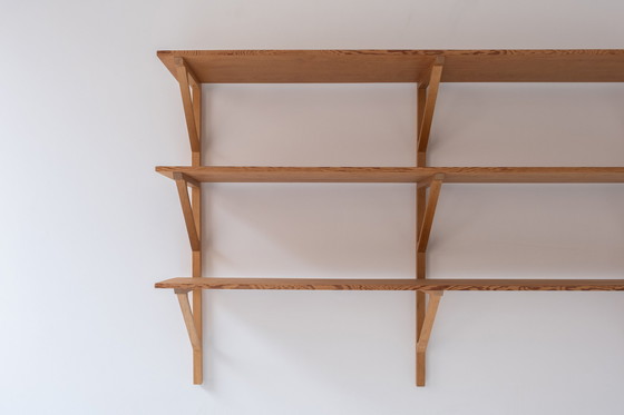 Image 1 of Zeldzame wall unit van Børge Mogensen voor Fredericia Stolefabrik, Denemarken 1956.