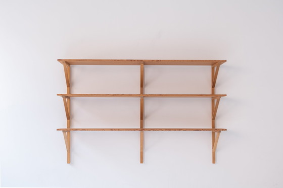 Image 1 of Zeldzame wall unit van Børge Mogensen voor Fredericia Stolefabrik, Denemarken 1956.