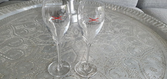 Image 1 of 23x Champagneglazen van mumm tot Veuve Clicquot