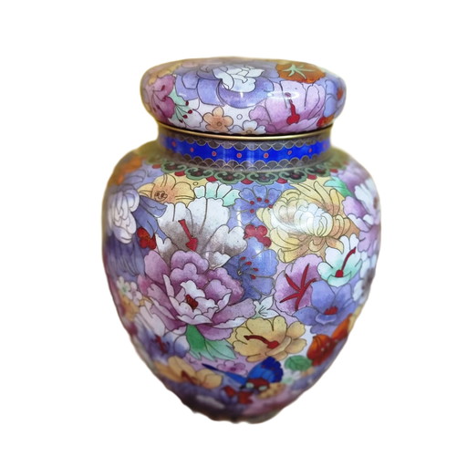 Vintage Cloisonné gemberpot