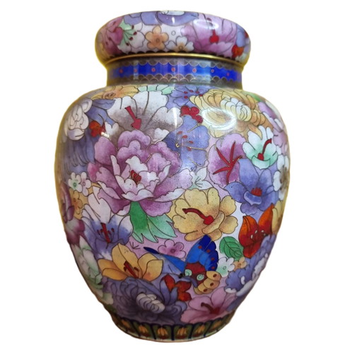 Vintage Cloisonné gemberpot