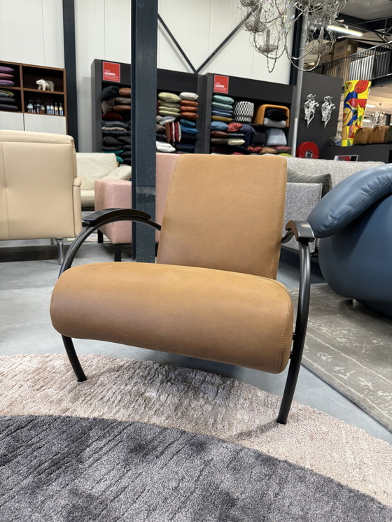 Image 1 of Gelderland 5470 Fauteuil Bruin leer