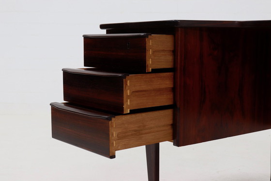 Image 1 of Vintage Peter Løvig Nielsen Voor Hedensted Møbelfabrik Denemarken Boemerang Bureau