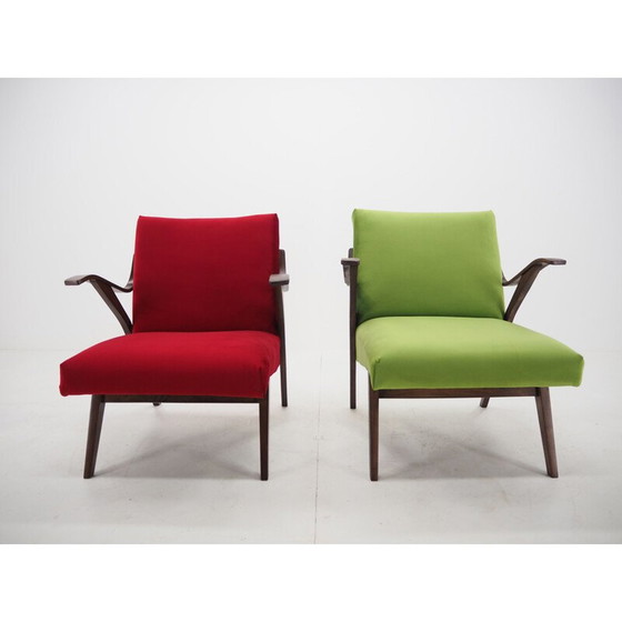 Image 1 of Paar vintage fauteuils van Tatra Pravenec, Tsjecho-Slowakije 1960