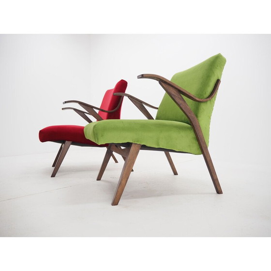 Image 1 of Paar vintage fauteuils van Tatra Pravenec, Tsjecho-Slowakije 1960