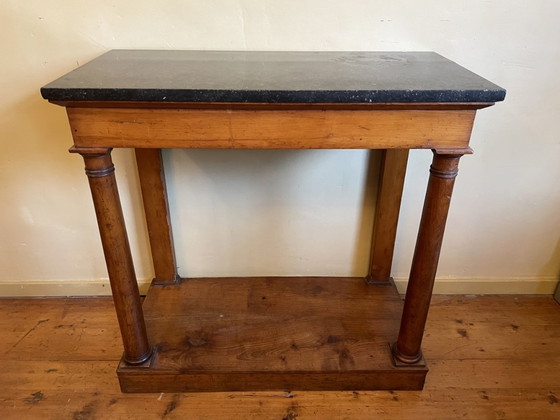 Image 1 of Trumeau Sidetable Wandtafel Empire Antiek Frans