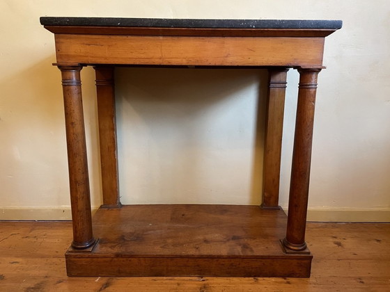 Image 1 of Trumeau Sidetable Wandtafel Empire Antiek Frans