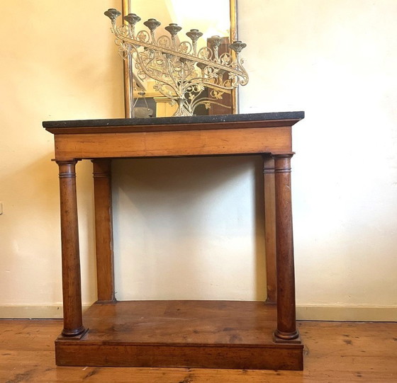 Image 1 of Trumeau Sidetable Wandtafel Empire Antiek Frans