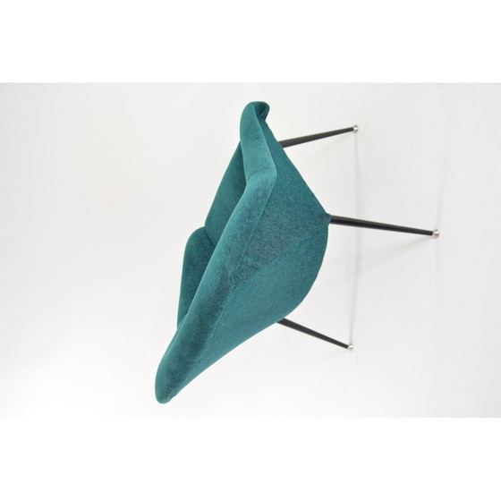 Image 1 of Vintage groene schelp fauteuil, 1970