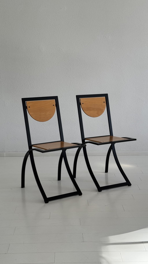 4X Kff Cosinus Design Stoelen, Duitsland, 1980