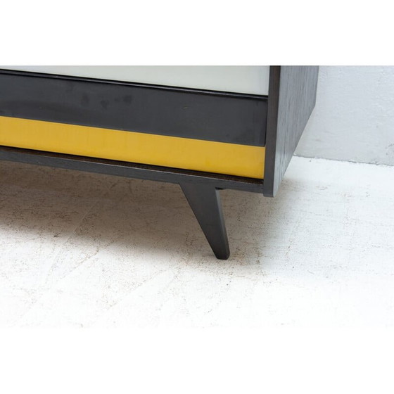 Image 1 of Vintage dressoir model U-460 in gebeitst eikenhout van Jiří Jiroutek voor Interiér Praha, 1960