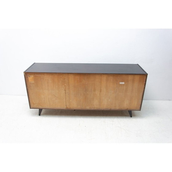 Image 1 of Vintage dressoir model U-460 in gebeitst eikenhout van Jiří Jiroutek voor Interiér Praha, 1960