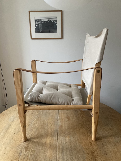 Kaare Klint Safari Chair En Hocker. Carl Hansen Kk47000