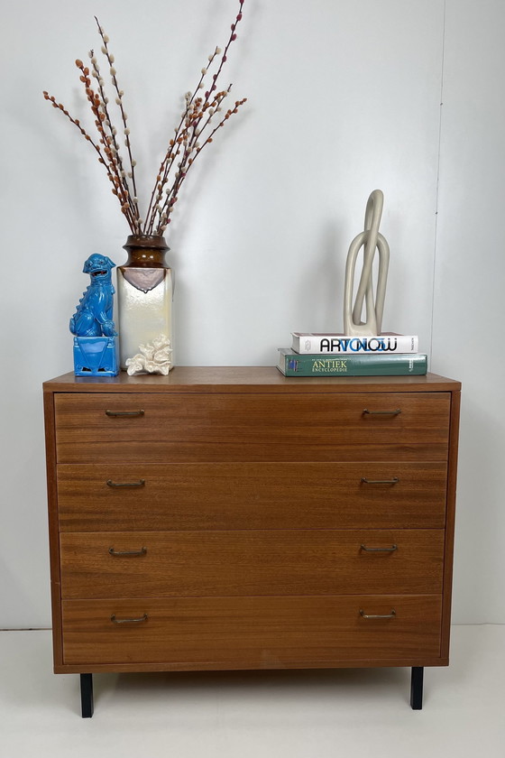 Image 1 of Vintage Design Teak Houten Ladekast 