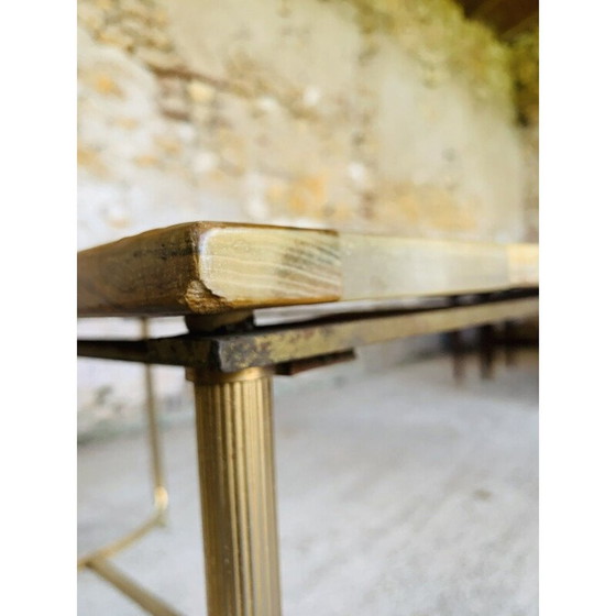 Image 1 of Vintage marmeren en onyx salontafel, 1970