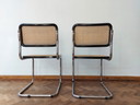 2x Marcel Breuer cesca stoelen