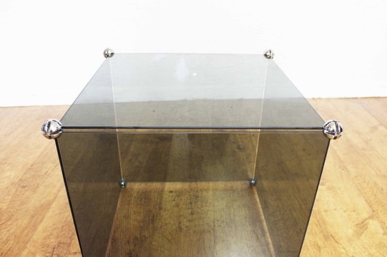 Image 1 of Vintage modulaire glazen tafel