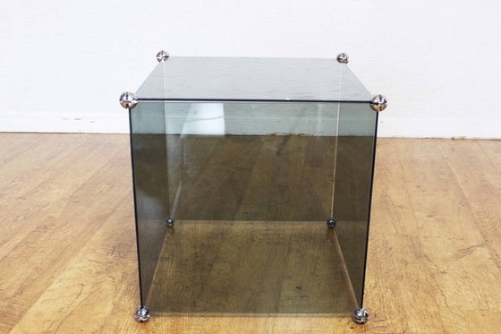 Image 1 of Vintage modulaire glazen tafel