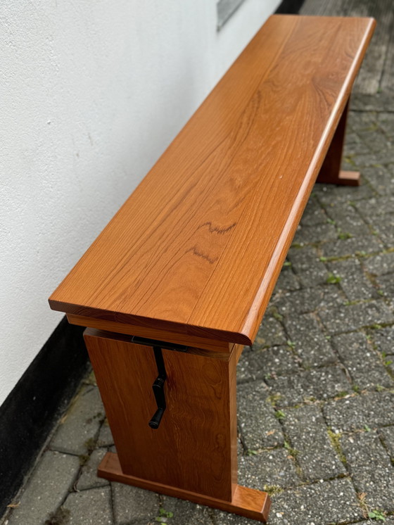 Image 1 of Vintage Teak Verstelbare Bank