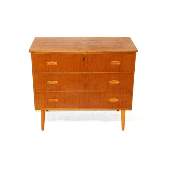 Image 1 of Scandinavische teakhouten ladekast, Zweden 1960