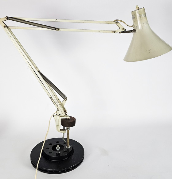 Image 1 of Philips - model NTD 36 - Louis Kalff - bureaulamp - architectenlamp - metaal - 1966