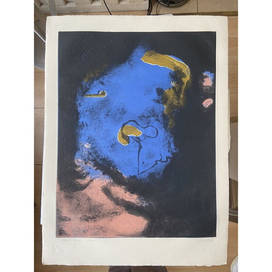 Image 1 of Oude carborundumgravure door Juan Jose Torralba, 1950