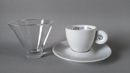 Matteo Thun 'Miss Illy' Swarovski-beker, Rosenthal 2001