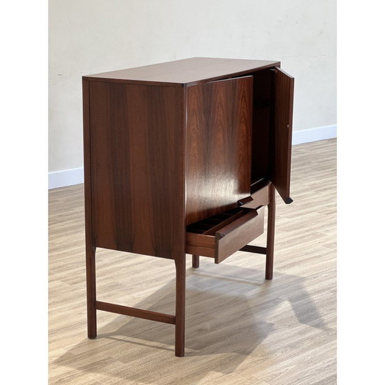 Image 1 of Vintage palissander drankenkast door Tom Robertson voor A.H. McIntosh, 1970