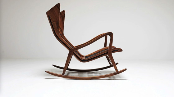 Image 1 of Rocking chair by Cassina model 572, 1950's