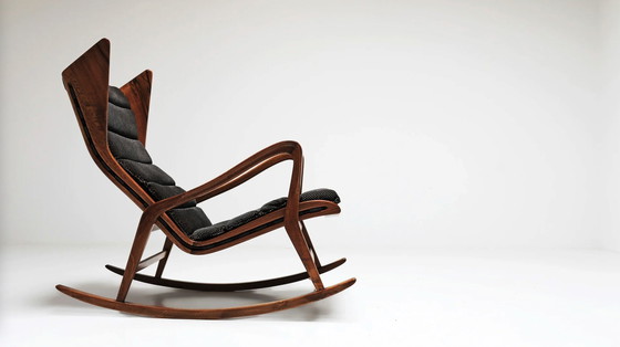 Image 1 of Rocking chair by Cassina model 572, 1950's