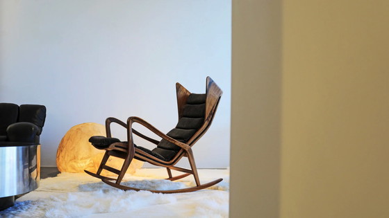 Image 1 of Rocking chair by Cassina model 572, 1950's