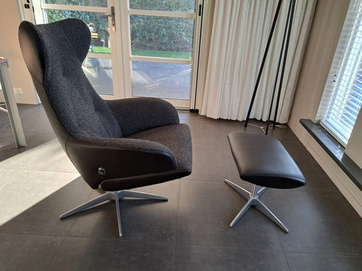 Gealux Relaxfauteuil + Hocker Lidia Design