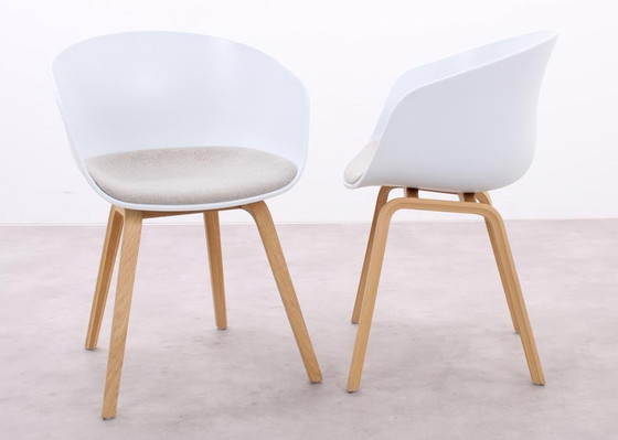 Image 1 of 2X Hay Aac 22 About A Chair Stoel Beige