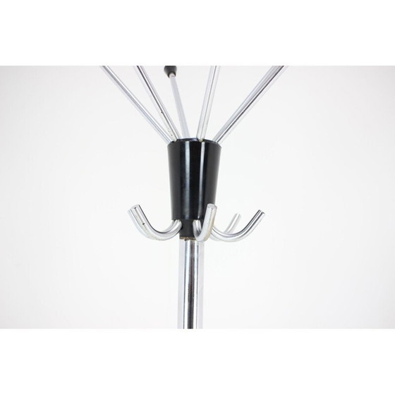 Image 1 of Vintage zwarte kapstok, Tsjechisch 1970