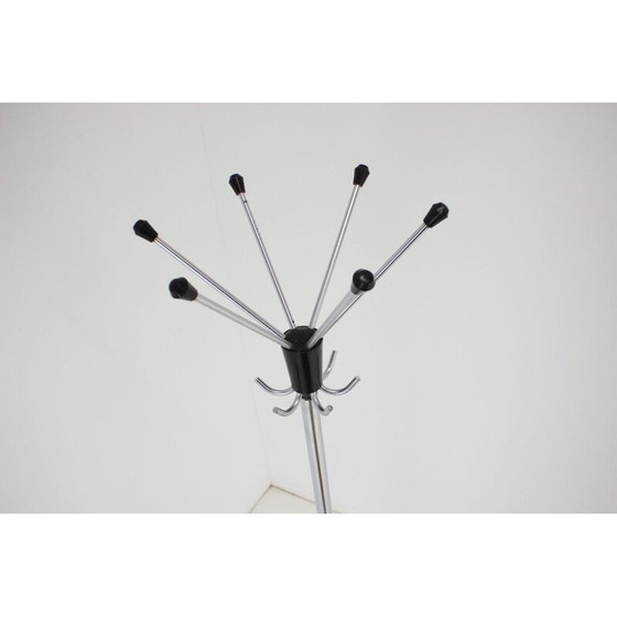 Image 1 of Vintage zwarte kapstok, Tsjechisch 1970