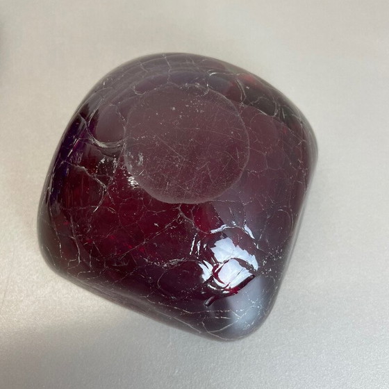 Image 1 of Paar oude Murano glazen asbakken, Italië 1970