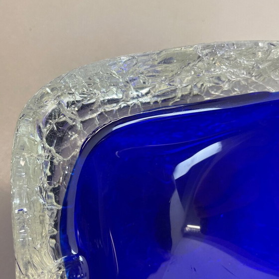 Image 1 of Paar oude Murano glazen asbakken, Italië 1970