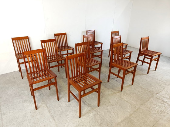 Image 1 of 12x Molteni Milano stoelen van Aldo Rossi