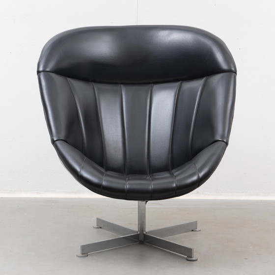 Image 1 of Jaren 60 Rudolf Wolf Swivel Chair Voor Rohé Noordwolde