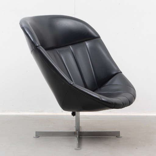 Jaren 60 Rudolf Wolf Swivel Chair Voor Rohé Noordwolde