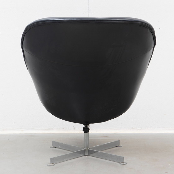 Image 1 of Jaren 60 Rudolf Wolf Swivel Chair Voor Rohé Noordwolde