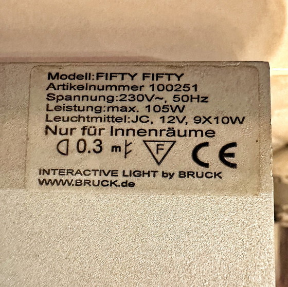 Image 1 of Paul Talmann door Bruck Fifty Fifty lamp