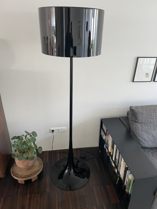 Flos Spun Light F Vloerlamp, Zwart