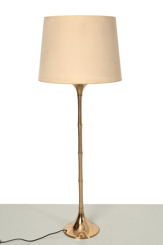 Image 1 of Vintage Ingo Maurer ‘Bamboo’ vloerlamp