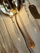 2x Vintage wandlampen teardrop