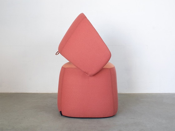 Image 1 of Haworth Fauteuil annex poef Chick Openest Design Patricia Urquiola