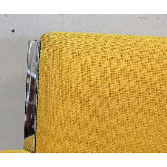 Image 1 of Set van 4 vintage verchroomde metalen fauteuils, 1970