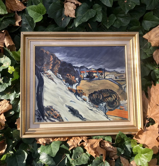 Olieverfschilderij "Neige Fondue À L'Estaque" Reproductie